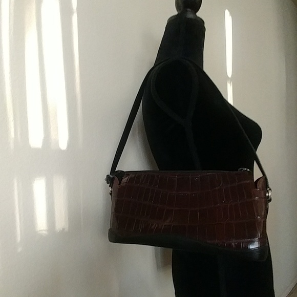 Maroon BlackBrighthon Mini Shoulder Bag. - Picture 2 of 4